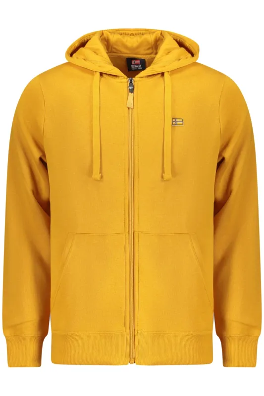 Norway 1963 Men’s Zip-Up Sweatshirt – Yellow sold by Siebentaschen