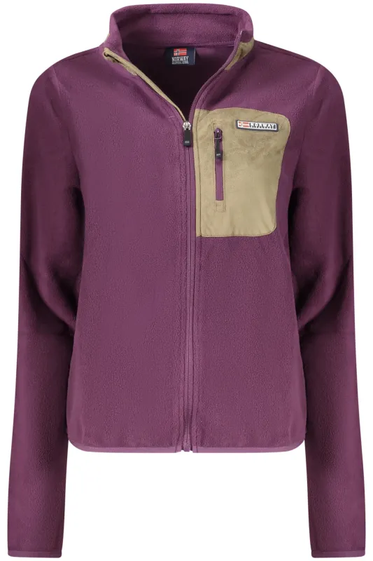 NORWAY 1963 WOMEN S PURPLE ZIP-UP SWEATSHIRT sold by Siebentaschen