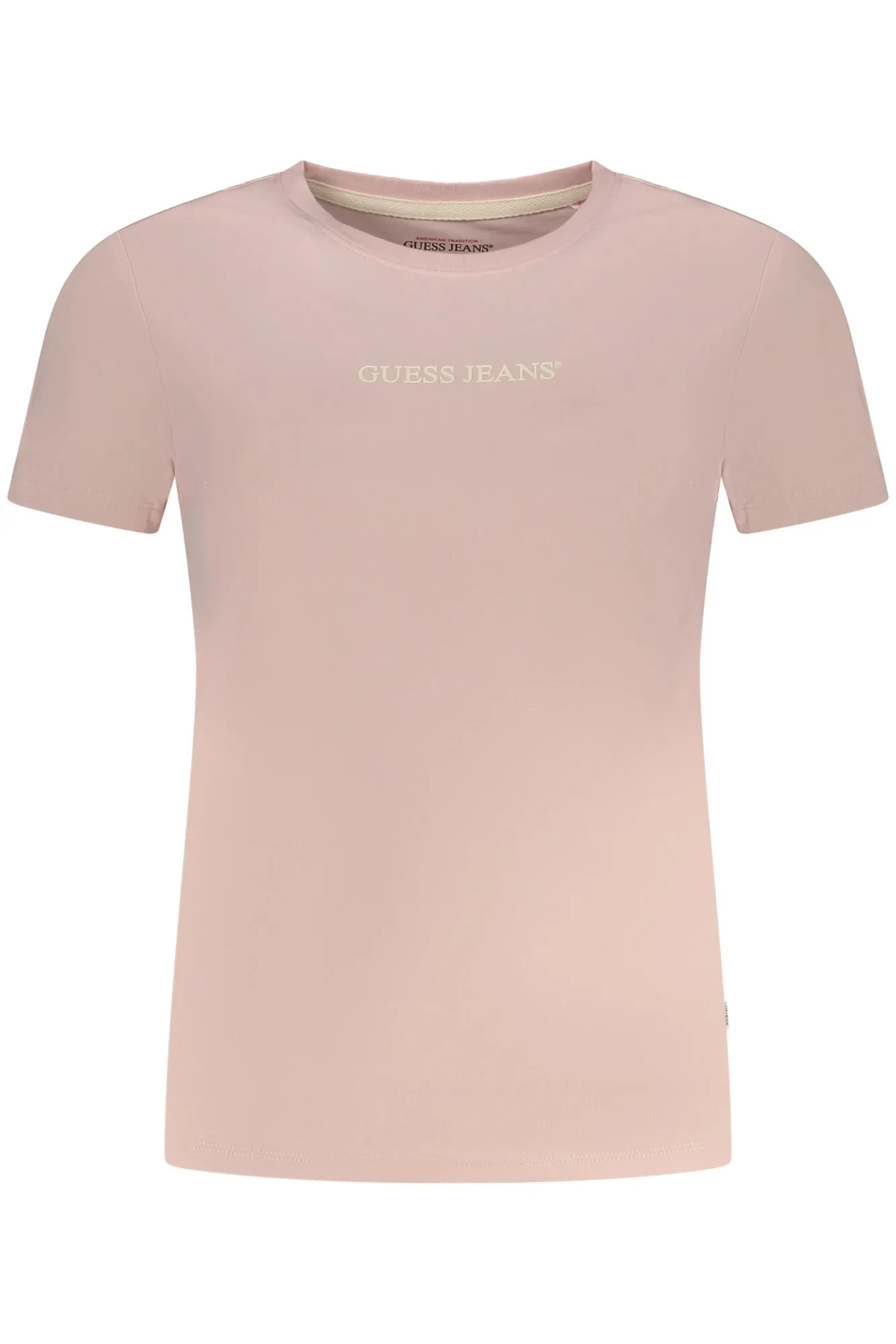 GUESS JEANS WOMEN S SHORT SLEEVE T-SHIRT PINK sold by Siebentaschen