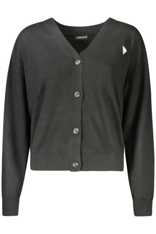 GUESS JEANS WOMEN S CARDIGAN BLACK sold by Siebentaschen
