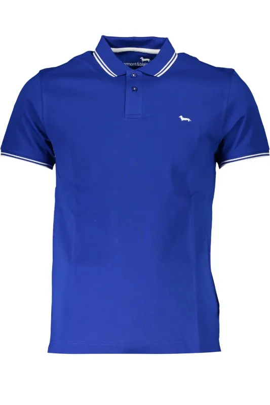 HARMONT &amp; BLAINE MEN S SHORT SLEEVED POLO SHIRT BLUE sold by Siebentaschen