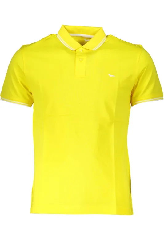HARMONT &amp; BLAINE YELLOW MEN S SHORT SLEEVED POLO SHIRT sold by Siebentaschen