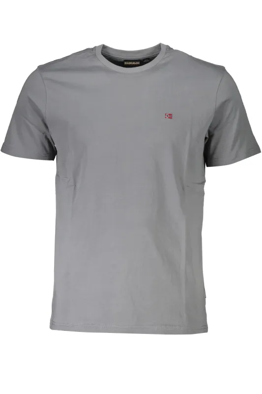 NAPAPIJRI MEN S SHORT SLEEVED T-SHIRT GRAY sold by Siebentaschen