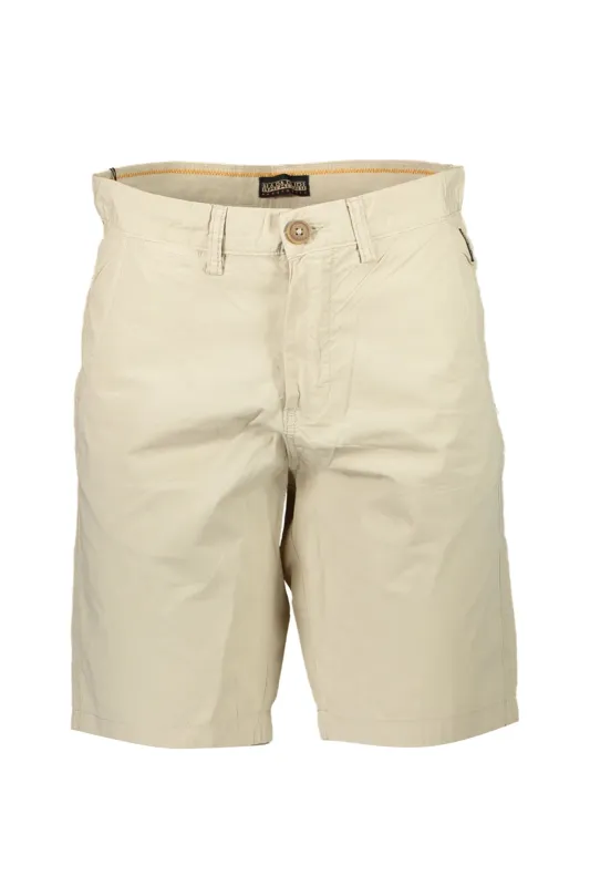 NAPAPIJRI MEN S BEIGE BERMUDA PANTS sold by Siebentaschen