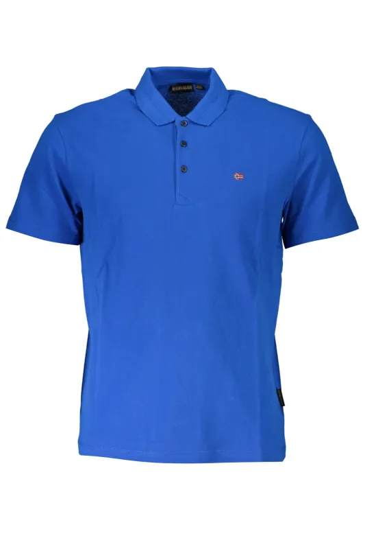 NAPAPIJRI MEN S SHORT SLEEVED POLO SHIRT BLUE sold by Siebentaschen