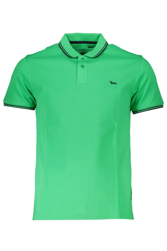 HARMONT & BLAINE GREEN MEN S SHORT SLEEVED POLO SHIRT sold by Siebentaschen