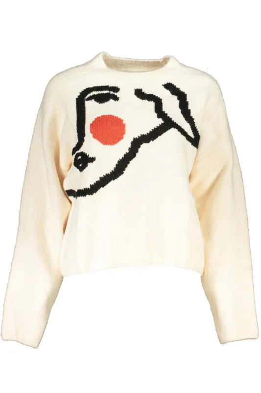 DESIGUAL WHITE WOMEN S SWEATER sold by Siebentaschen