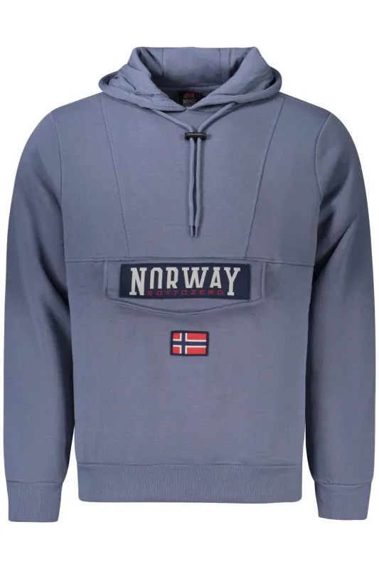 NORWAY 1963 MEN S BLUE ZIP-UP SWEATSHIRT sold by Siebentaschen