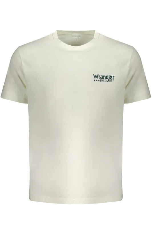 WRANGLER SHORT SLEEVE T-SHIRT MEN WHITE sold by Siebentaschen