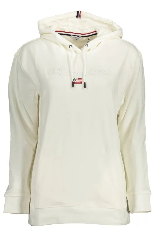 US POLO SWEATSHIRT WITHOUT ZIP WOMAN WHITE sold by Siebentaschen