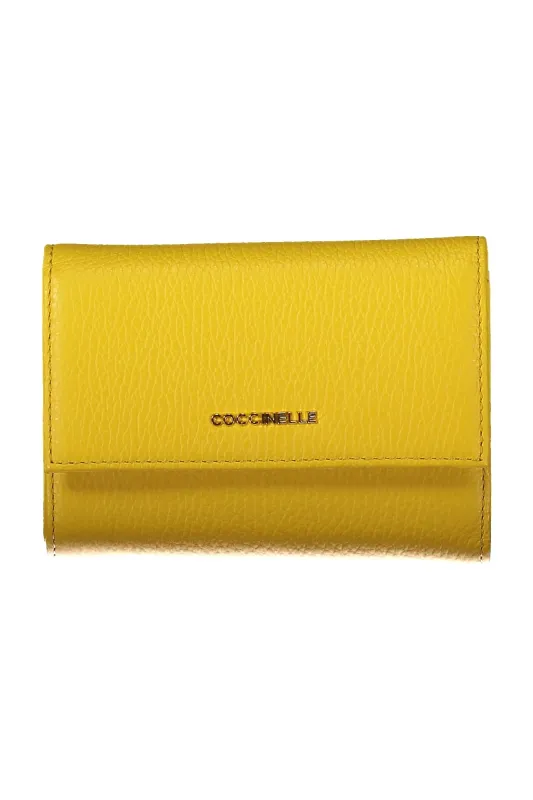 COCCINELLE WOMEN S YELLOW WALLET sold by Siebentaschen