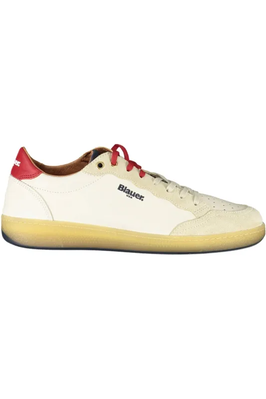 BLAUER SPORTS SHOES MEN WHITE sold by Siebentaschen