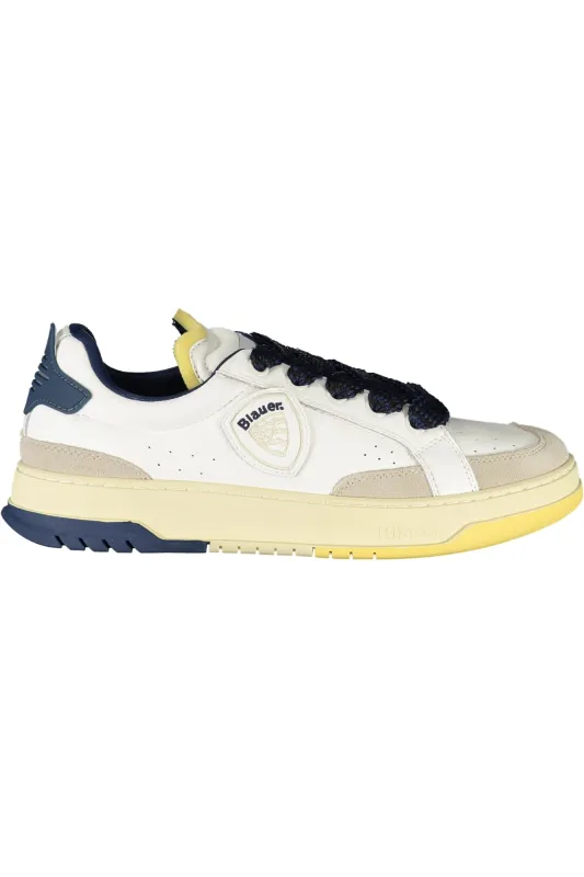 BLAUER SPORTS SHOES MEN WHITE sold by Siebentaschen