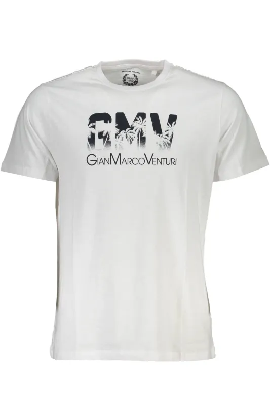 GIAN MARCO VENTURI MEN S SHORT SLEEVE T-SHIRT WHITE sold by Siebentaschen