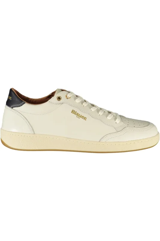 BLAUER SPORTS SHOES MEN WHITE sold by Siebentaschen