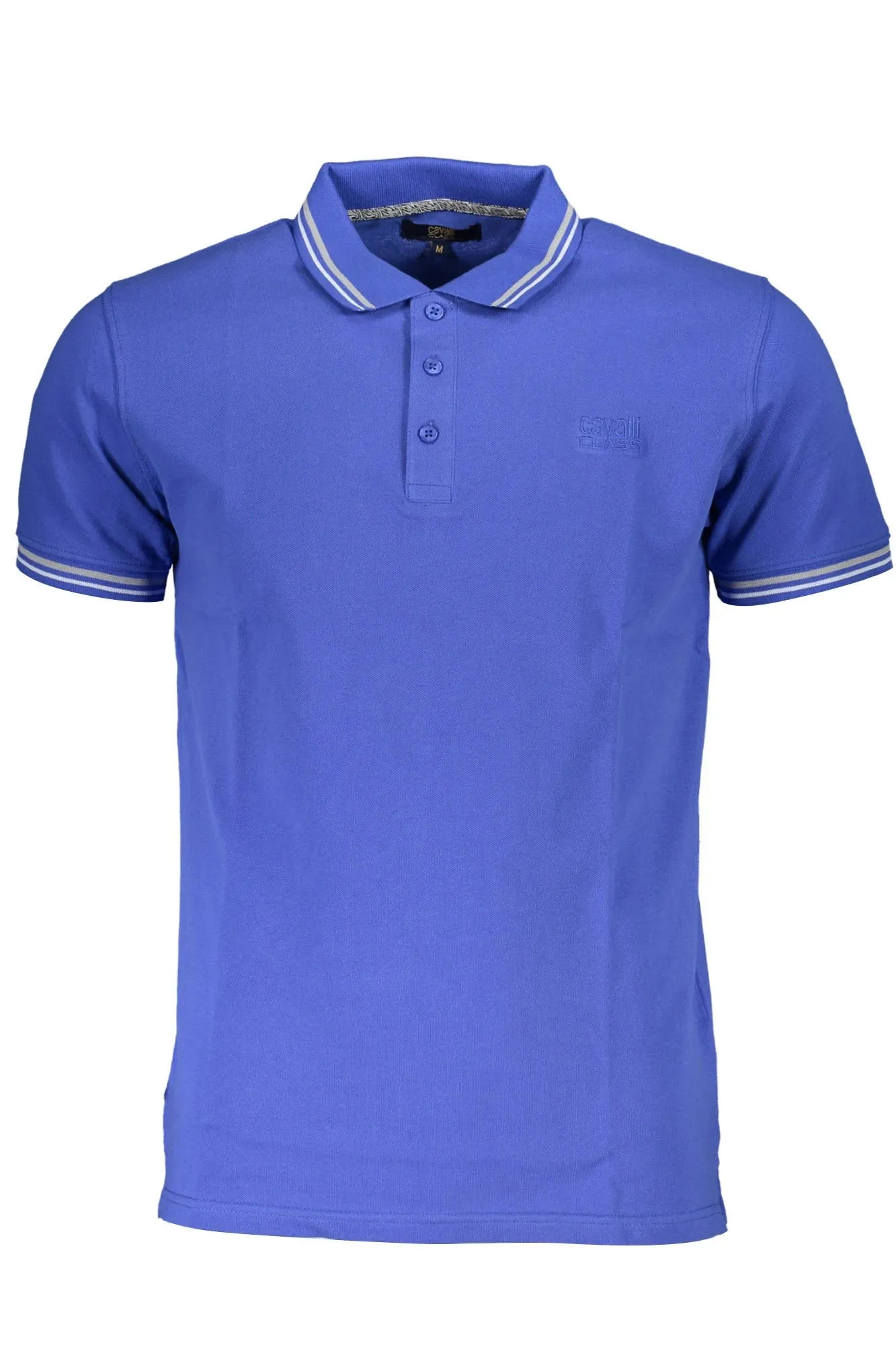 CAVALLI CLASS POLO SHORT SLEEVE MEN BLUE sold by Siebentaschen