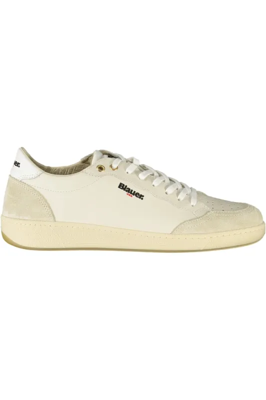 BLAUER SPORTS SHOES MEN WHITE sold by Siebentaschen