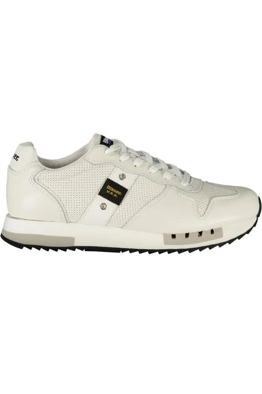 BLAUER SPORTS SHOES MEN WHITE made by Blauer