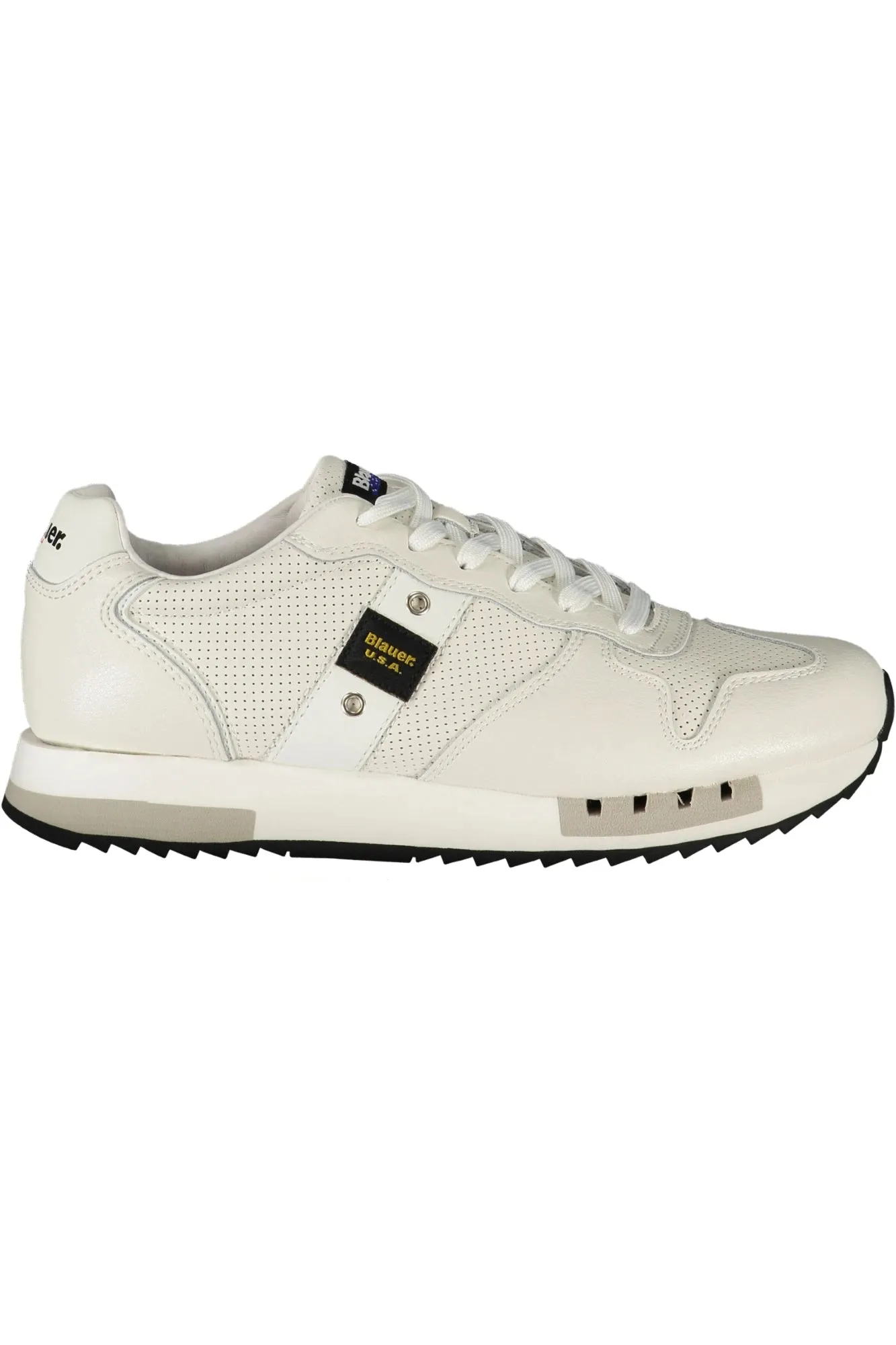 BLAUER SPORTS SHOES MEN WHITE sold by Siebentaschen