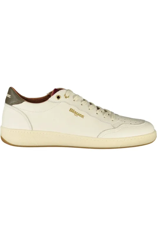 BLAUER SPORTS SHOES MEN WHITE sold by Siebentaschen