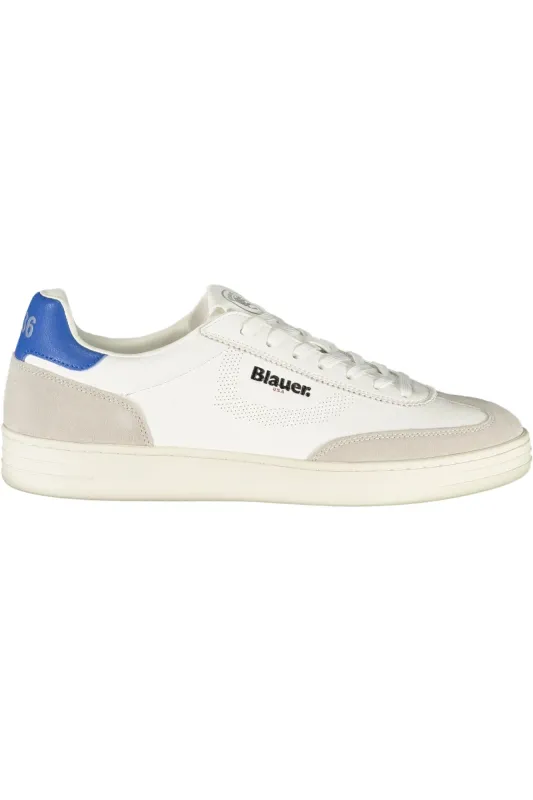 BLAUER SPORTS SHOES MEN WHITE sold by Siebentaschen