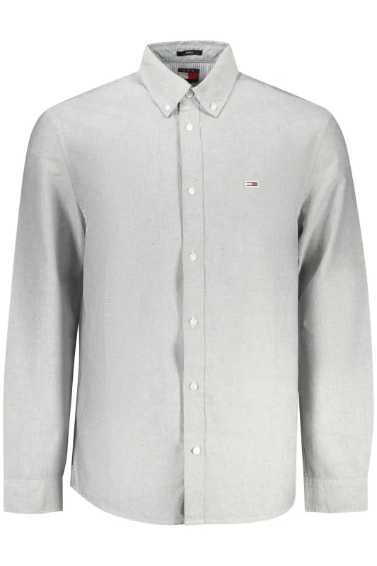TOMMY HILFIGER LONG SLEEVE SHIRT MEN GREY sold by Siebentaschen