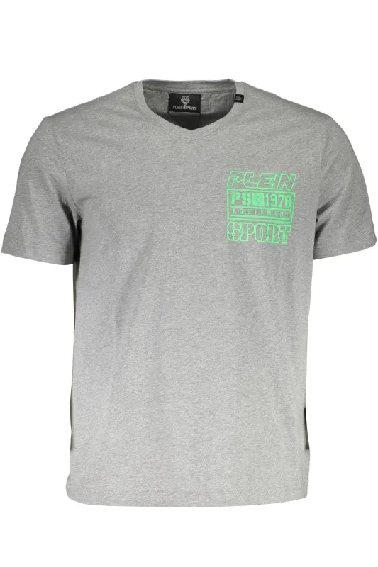 PLEIN SPORT MEN S SHORT SLEEVE T-SHIRT GRAY sold by Siebentaschen