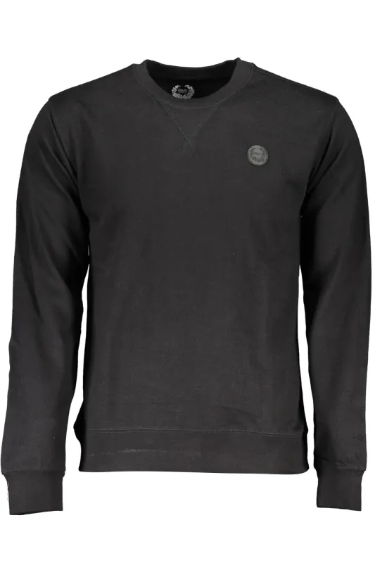GIAN MARCO VENTURI MEN S BLACK ZIP-LESS SWEATSHIRT sold by Siebentaschen