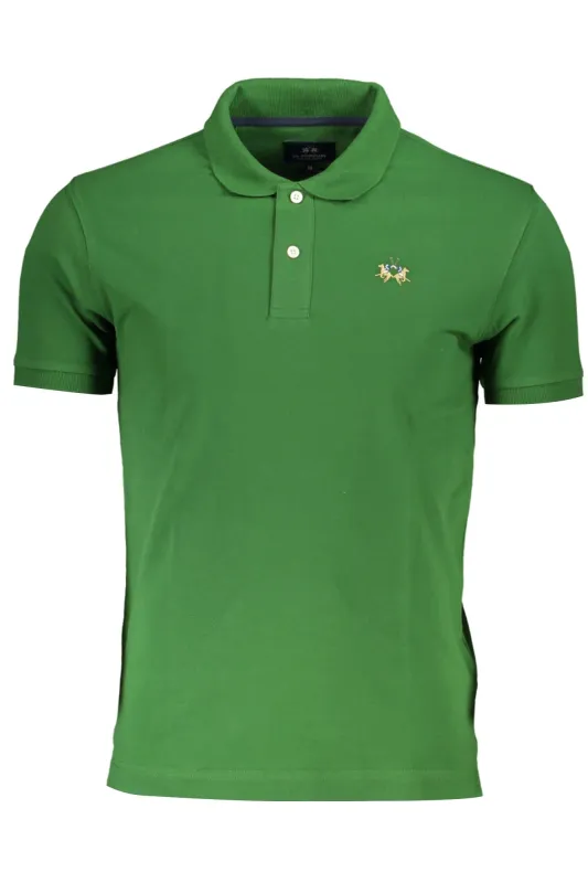 LA MARTINA MEN S GREEN SHORT SLEEVED POLO SHIRT sold by Siebentaschen