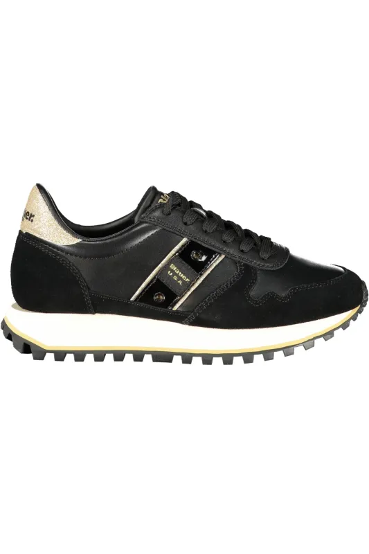 BLAUER WOMEN S BLACK SPORTS SHOES made by Siebentaschen