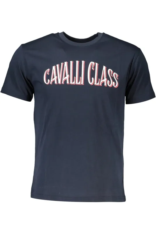 CAVALLI CLASS T-SHIRT SHORT SLEEVE MAN BLUE sold by Siebentaschen