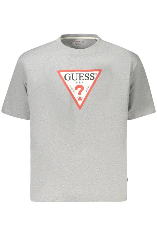 GUESS JEANS SHORT SLEEVE T-SHIRT WOMEN GREY sold by Siebentaschen