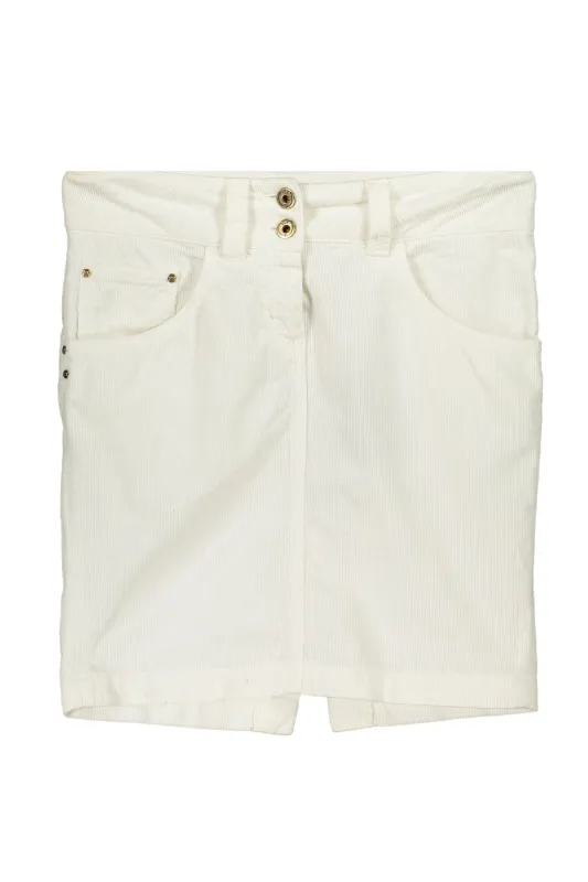 PATRIZIA PEPE WOMEN S SHORT SKIRT WHITE sold by Siebentaschen