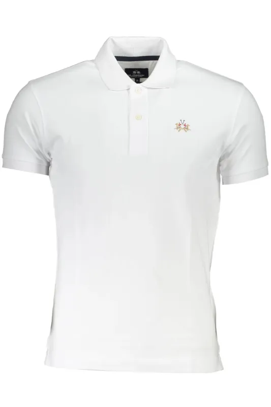 LA MARTINA MEN S WHITE SHORT SLEEVED POLO SHIRT sold by Siebentaschen