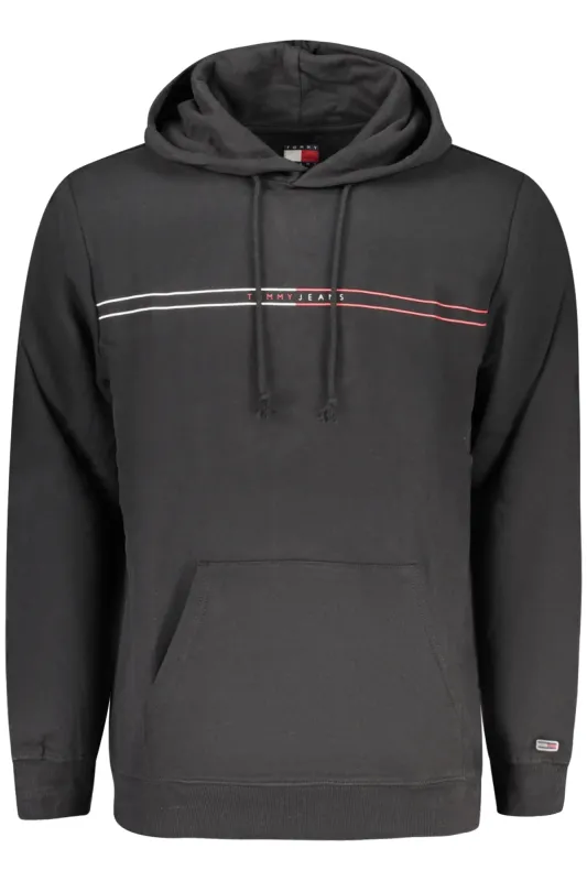 TOMMY HILFIGER MEN S BLACK ZIP-UP SWEATSHIRT sold by Siebentaschen