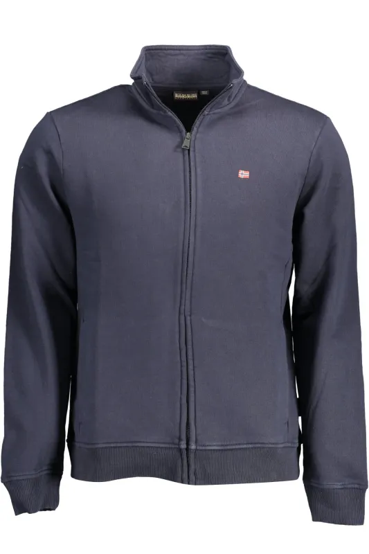 NAPAPIJRI MEN S ZIP-UP SWEATSHIRT BLUE sold by Siebentaschen