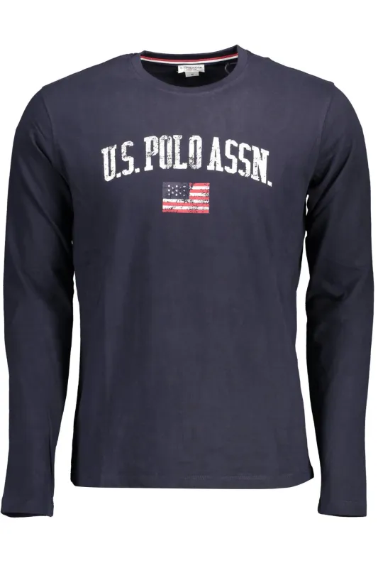 US POLO T-SHIRT LONG SLEEVE MAN BLUE sold by Siebentaschen