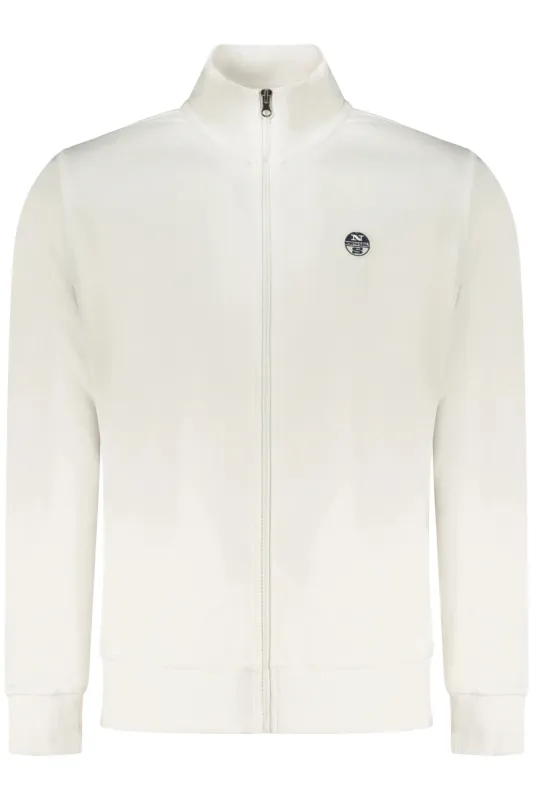 NORTH SAILS MEN S WHITE ZIP-UP SWEATSHIRT sold by Siebentaschen