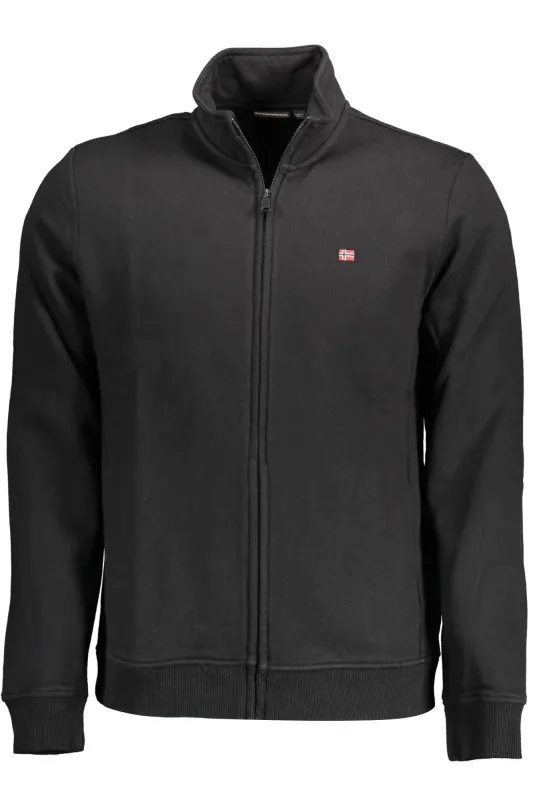 NAPAPIJRI MEN S ZIP-UP SWEATSHIRT BLACK sold by Siebentaschen