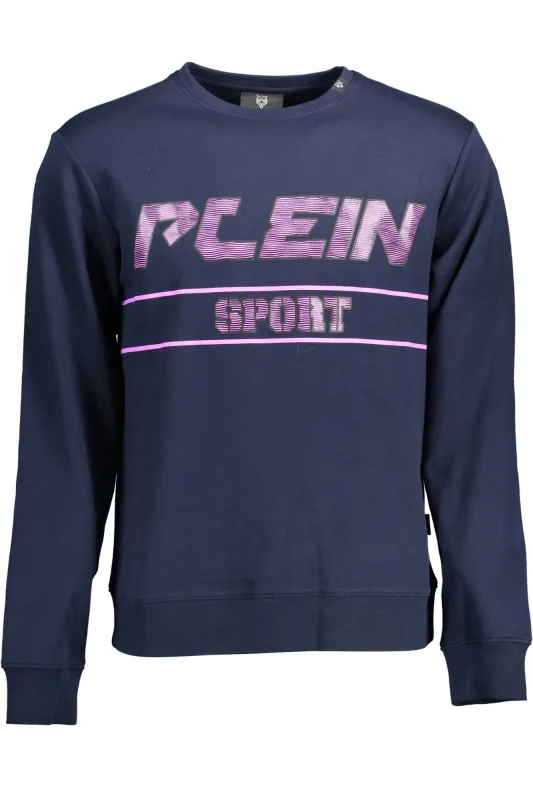 PLEIN SPORT SWEATSHIRT WITHOUT ZIP MEN BLUE sold by Siebentaschen