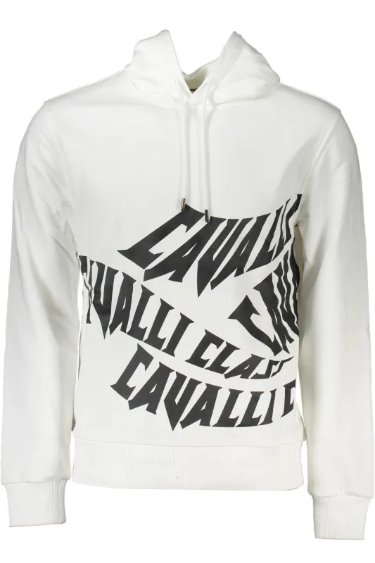 CAVALLI CLASS SWEATSHIRT WITHOUT ZIP MAN WHITE sold by Siebentaschen