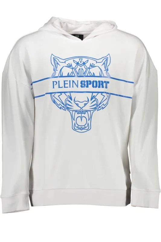 PLEIN SPORT SWEATSHIRT WITHOUT ZIP MAN WHITE sold by Siebentaschen