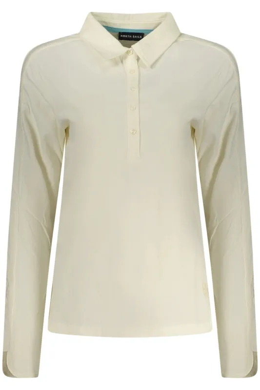 NORTH SAILS WOMEN S LONG-SLEEVED POLO SHIRT WHITE sold by Siebentaschen
