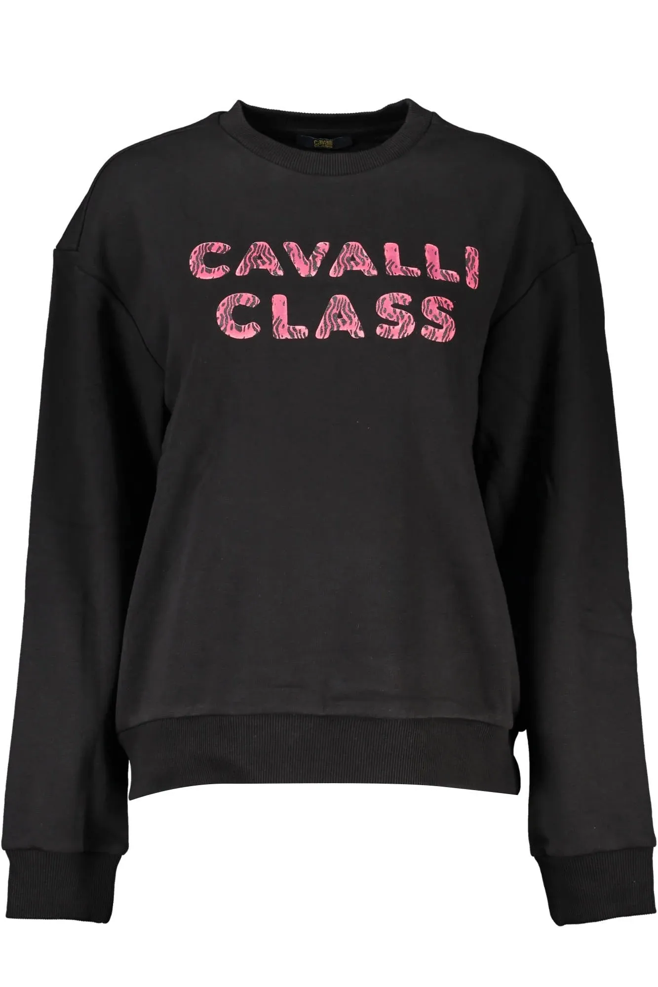 CAVALLI CLASS BLACK SWEATSHIRT WITHOUT ZIP sold by Siebentaschen