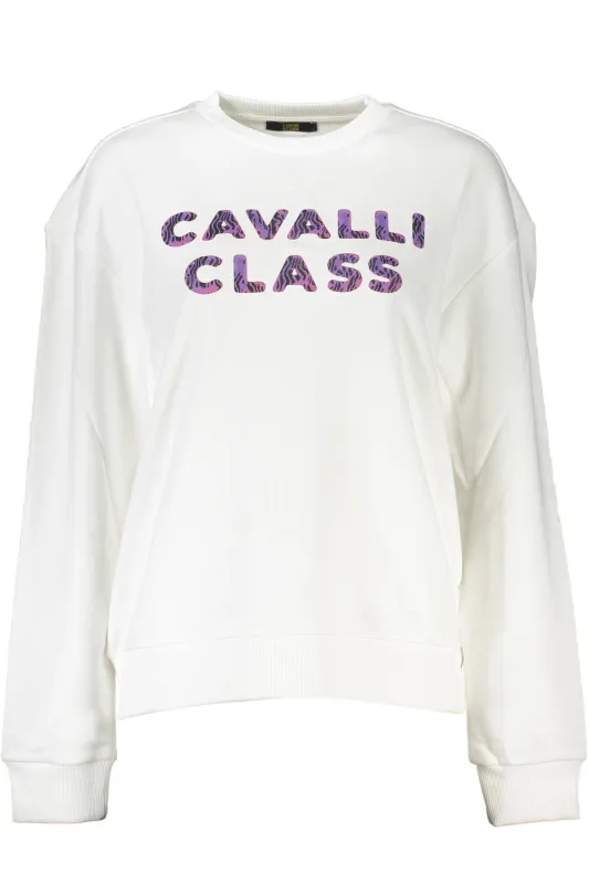 CAVALLI CLASS SWEATSHIRT WITHOUT ZIP WOMAN WHITE sold by Siebentaschen