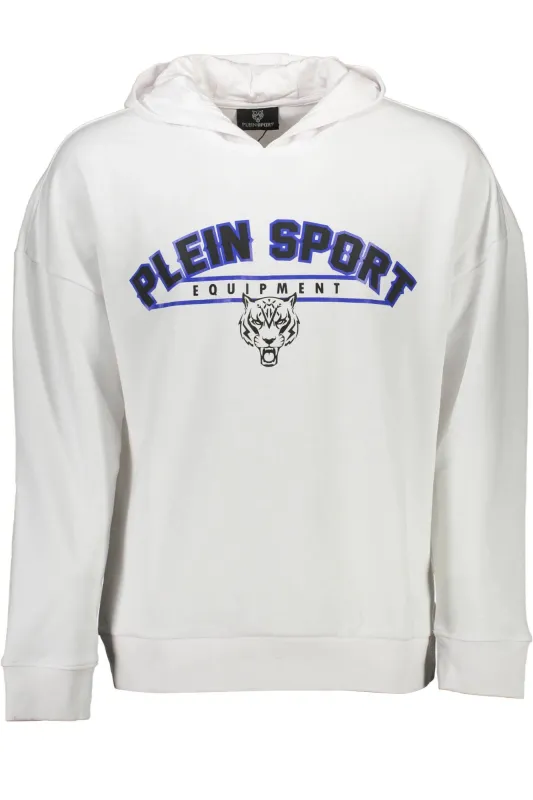 PLEIN SPORT SWEATSHIRT WITHOUT ZIP MAN WHITE sold by Siebentaschen