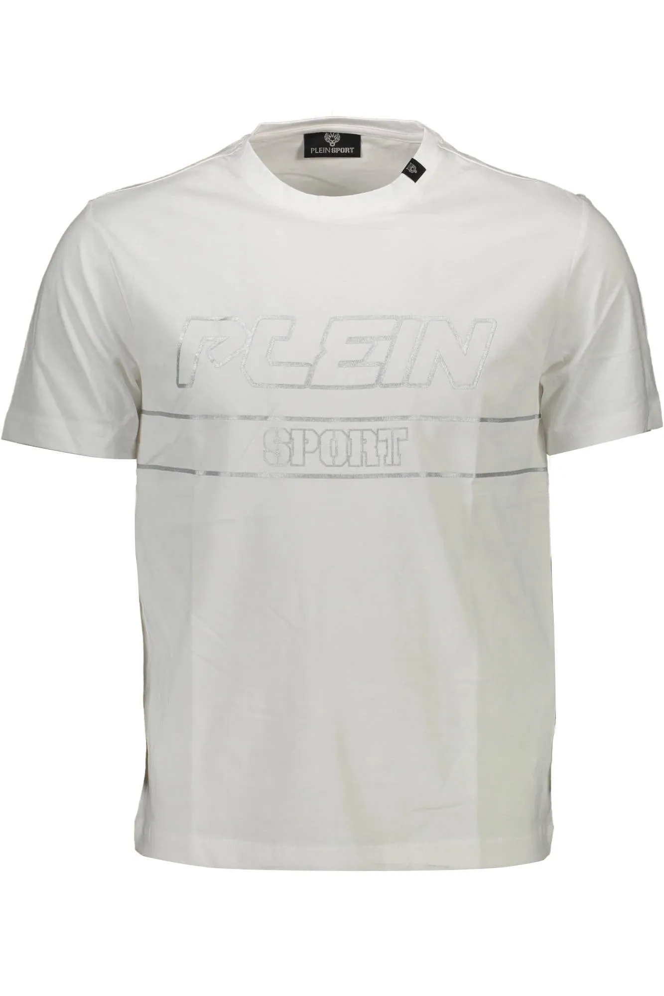 PLEIN SPORT WHITE MEN S SHORT SLEEVE T-SHIRT sold by Siebentaschen