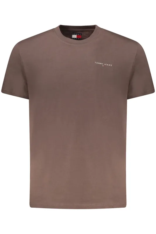TOMMY HILFIGER MEN S SHORT-SLEEVE T-SHIRT BROWN made by Tommy Hilfiger