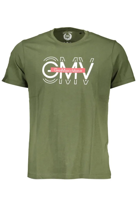 GIAN MARCO VENTURI MEN S SHORT SLEEVED T-SHIRT GREEN sold by Siebentaschen