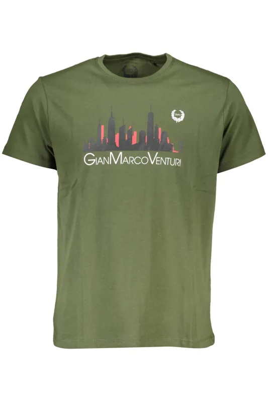 GIAN MARCO VENTURI MEN S SHORT SLEEVED T-SHIRT GREEN sold by Siebentaschen